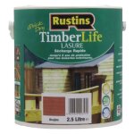 Lasure acajou � s�chage rapide pour le bois ext�rieur et les terrasses avec protection uv 5 ans - 12m�l ...