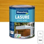 Lasure g�lifi�e - blanchon - ch�ne clair - ext�rieur - satin� - bois