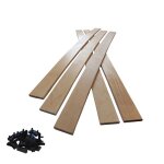 5 lattes + embouts - 680x48x8 mm - pour sommier / bz / clic clac 5 lattes + embouts - 680x48x8 mm - pour sommier / bz / clic clac