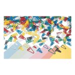 Laurel plastiklips trombones triangulaire 35 mm polystyr�ne toutes les couleurs assorties pack de 200 ...