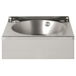 Lave - mains en acier inoxydable - basix - rectangulaire - 5l - a poser Lave - mains en acier inoxydable - basix - rectangulaire - 5l - a poser