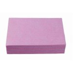 Lavette non tiss�e ajour�e - 35x50cm - sachet de 25 - rose