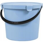 - lavette - tete balai espagnol - seau avec couvercle blue berry 10l 6079 plast team