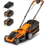 Lawnmaster clmf2434g tondeuse à gazon à batterie 24 v 40 ah 2 batteries1 chargeur rapide Lawnmaster clmf2434g tondeuse à gazon à batterie 24 v 40 ah 2 batteries1 chargeur rapide