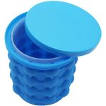 Lbsy bacs  glaons en moule  glaons grand seau a glacon en silicone (2 en 1) machine  glaons rond ...