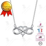 Lcc amour infini incrust zircon cravate crative amour micro srie incrust pendentif collier femme ...