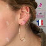 Lcc® boucles doreille creole piercing fantaisie femme fille grande bijoux anneaux couleur doré hommes ... Lcc® boucles doreille creole piercing fantaisie femme fille grande bijoux anneaux couleur doré hommes ...