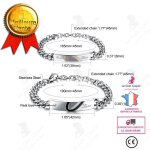 Lcc® bracelet couple amoureux pour 2 gourmette c?ur femme homme bijoux livraison rapide 1 paire acier ... Lcc® bracelet couple amoureux pour 2 gourmette c?ur femme homme bijoux livraison rapide 1 paire acier ...