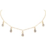 Lcc collier femme argent fantaisie perles pendentif fille cadeau bijoux chaine cou anniversaire sautoir ...