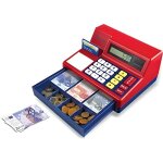 Caisse enregistreuse - learning resources - lsp2629 - eur - jouet - calculatrice solaire - euros