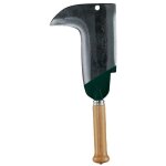 Leborgne serpe 2 taillants 22cm avec manche en bois Leborgne serpe 2 taillants 22cm avec manche en bois
