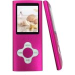 Lecteur / baladeur mp3 mp4 lecteur player vido radio musique jeux fm couteurs avec usb cble rose fushia ...