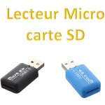 Lecteur bleu carte mmoire adaptateur micro sd t