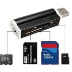 Lecteur de carte m2 multi card slot lecteur micro sd mmc adaptateur usb lecteur sdhc ?noir? Lecteur de carte m2 multi card slot lecteur micro sd mmc adaptateur usb lecteur sdhc ?noir?