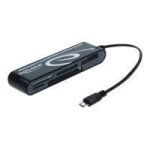 Lecteur de cartes mémoire delock 91732 - usb 2. 0 - noir - compatible avec cf memory stick sd microsd ... Lecteur de cartes mémoire delock 91732 - usb 2. 0 - noir - compatible avec cf memory stick sd microsd ...