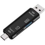 Lecteurs de carte m�moire externes refurbishhouse 5 - en - 1multifonction otg lecteur de carte micro ...