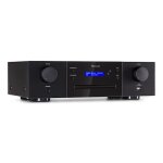 Lecteur cd - auna cd - 1000 dg - usb mp3 t�l�commande �cran led aluminium - noir