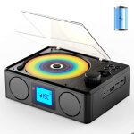 Lecteur cd bluetooth 5. 3 avec radio fm haut - parleurs 2x2. 5w rms et t�l�commande
