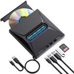 Lecteur cd dvd externe - fantec - graveur dvd - usb 3. 0 - usb - c - compatible mac et windows