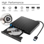 Lecteur cd dvd graveur externe usb 3. 0 ultra slim portable graveur de cd - rw dvd - rw pour notebook ...