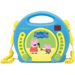 Lecteur cd karaok peppa pig avec 2 microphones - lexibook