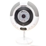 Lecteur cd portable compatible bluetooth affichage led radio fm murale haut - parleur hifi intgr prise ...