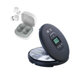 Lecteur cd portable - auvisio - radio dab + bluetooth - casque stro - autonomie 8h
