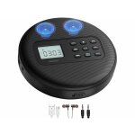 Lecteur cd portable rechargeable avec fonction bluetooth et haut - parleurs