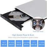 Lecteur dvd blu ray 4k 3d externe portable ultra slim usb 30 graveur de dvd cd - rw pour mac linux windows ...
