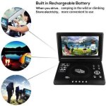 Lecteur dvd portable - akozon - 9 pouces - Écran lcd rotatif 270° - fm radio - console de jeu intégrée ... Lecteur dvd portable - akozon - 9 pouces - Écran lcd rotatif 270° - fm radio - console de jeu intégrée ...