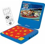 Lecteur dvd portable enfant pat patrouille - lexibook - cran lcd 7? - batterie rechargeable