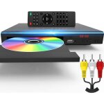 Lecteur dvd portable - lecteur dvd avec usb karaok prise en charge de plusieurs formats