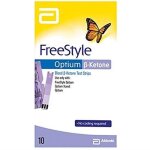 Lecteur de glycemie freestyle optium ketone b - 10 bandes