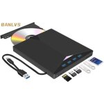 Fosmet lecteur graveur cd / dvd externe usb 3. 0 et usb - c graveur dvd avec 2 * usb - a 2 * usb - c ...