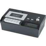Lecteur k7 - ucr - 2200 - encodeur usb - conversion mp3 - logiciel de montage - couleur noir