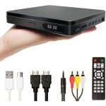 Lecteur mini dvd compact hd 1080p - lecteur dvd / cd pour maison avec c�bles rca / hdmi t�l�commande ...