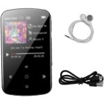 Lecteur mp3 bluetooth musique baladeur radio recorder plein écran tactile avec radio fm 32go noir Lecteur mp3 bluetooth musique baladeur radio recorder plein écran tactile avec radio fm 32go noir