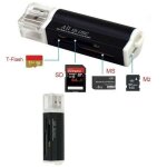 Lecteur multi - carte memoire usb 2. 0 micro sd / tf m2 mmc sdhc ms duo