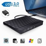 Lecteur optique externe de cd - dvd - noir