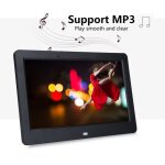 Lecteur vido vido musique avec cadre photo numrique 10 pouces  cran 1024x600 avec tlcommande (noire) ...