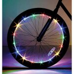 Led accessoire de roue de vlo - marque inconnue - multicolore - pour 1 roue