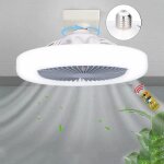 Led fan plafonnierystp 25cm lampe de ventilateur led ventilateur de plafond dimmable avec tlcommande ...