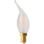 Led flamme coup de vent cv4 4w e14 - dimmable - satin mat