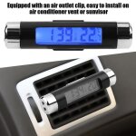 Led horloge num�rique �lectronique r�tro - �clairage + thermom�tre �lectronique de voiture multifonctionnelle ...