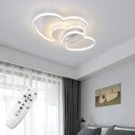 Led plafonnier dimmable moderne avec télécommande silice et aluminium pour salon salle à manger bureau ... Led plafonnier dimmable moderne avec télécommande silice et aluminium pour salon salle à manger bureau ...