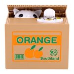 Led tirelire chat - pour enfant - 12x10. 5x9. 8cm