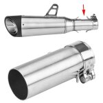 Ledivil - 51mm moto sans lacet sur le connecteur dadaptateur de tuyau de liaison interm�diaire d�chappement ...