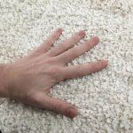 Leeneux - tapis de salon extra doux aspect laine 60 x 90 cm beige cru
