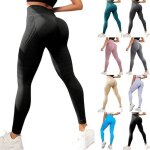 Legging anti - cellulite � compression 3d minceur taille haute sans couture pantalon de sport yoga fitness ...