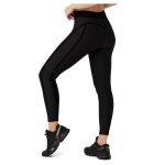 Leggings sport femme taille haute opaque respirant - pantalon fitness yoga pilates running noir xxl confort ...